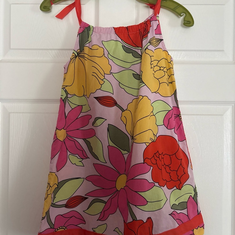 Hannah Andersson Summer Floral Dress Sz 120